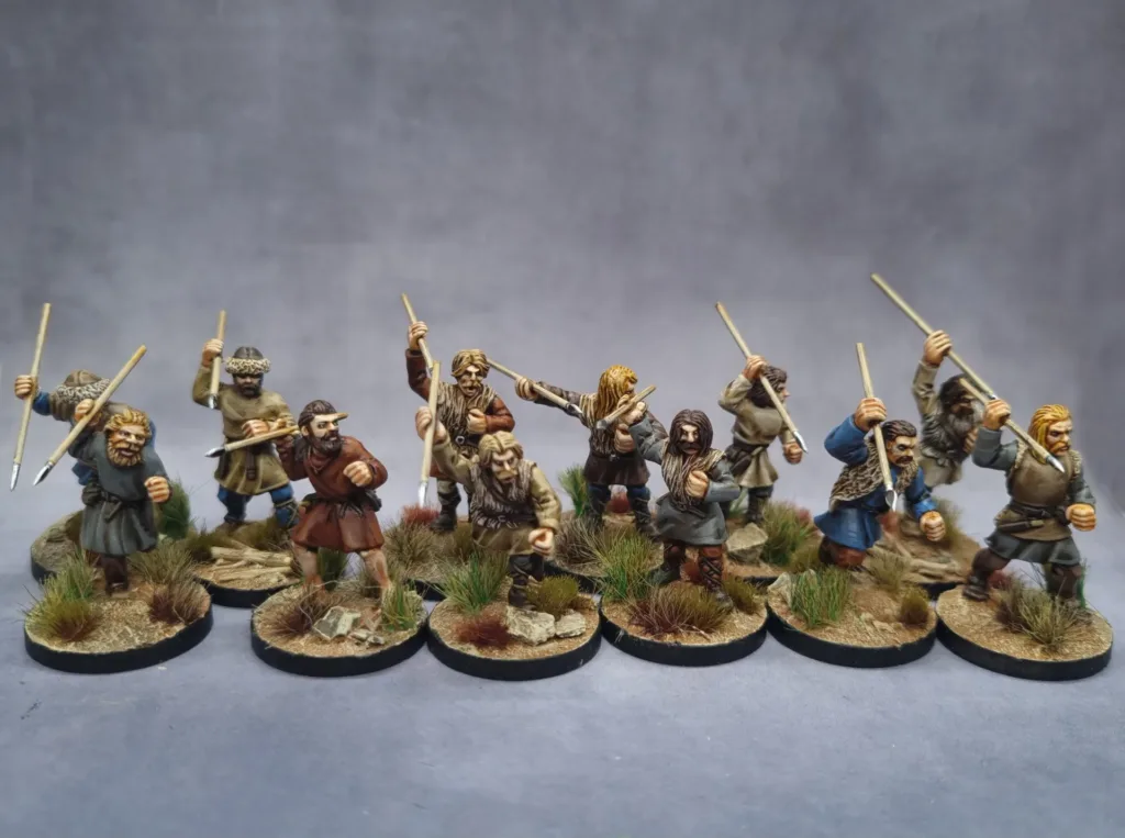 Levées des Peuples Païens équipée de javelots pour Saga