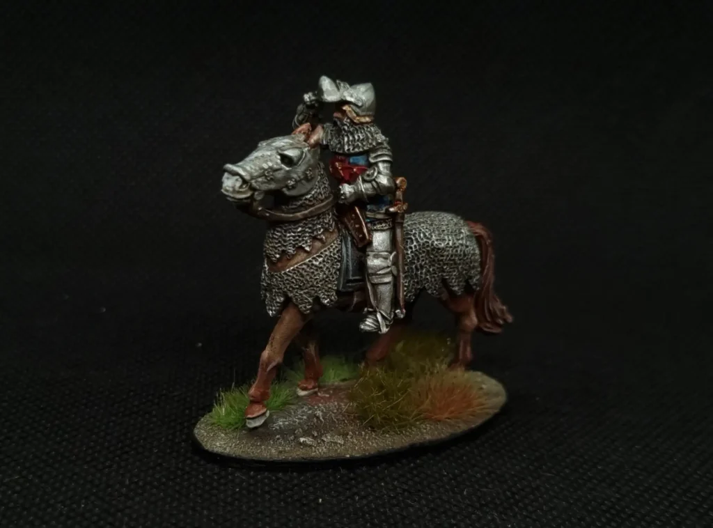 Guide seigneur saga, monté avec barde