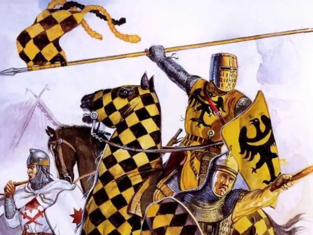 Chevalier polonais de Silésie idéal pour bien débuter une force de Polonais à Saga L'Age des Croisades