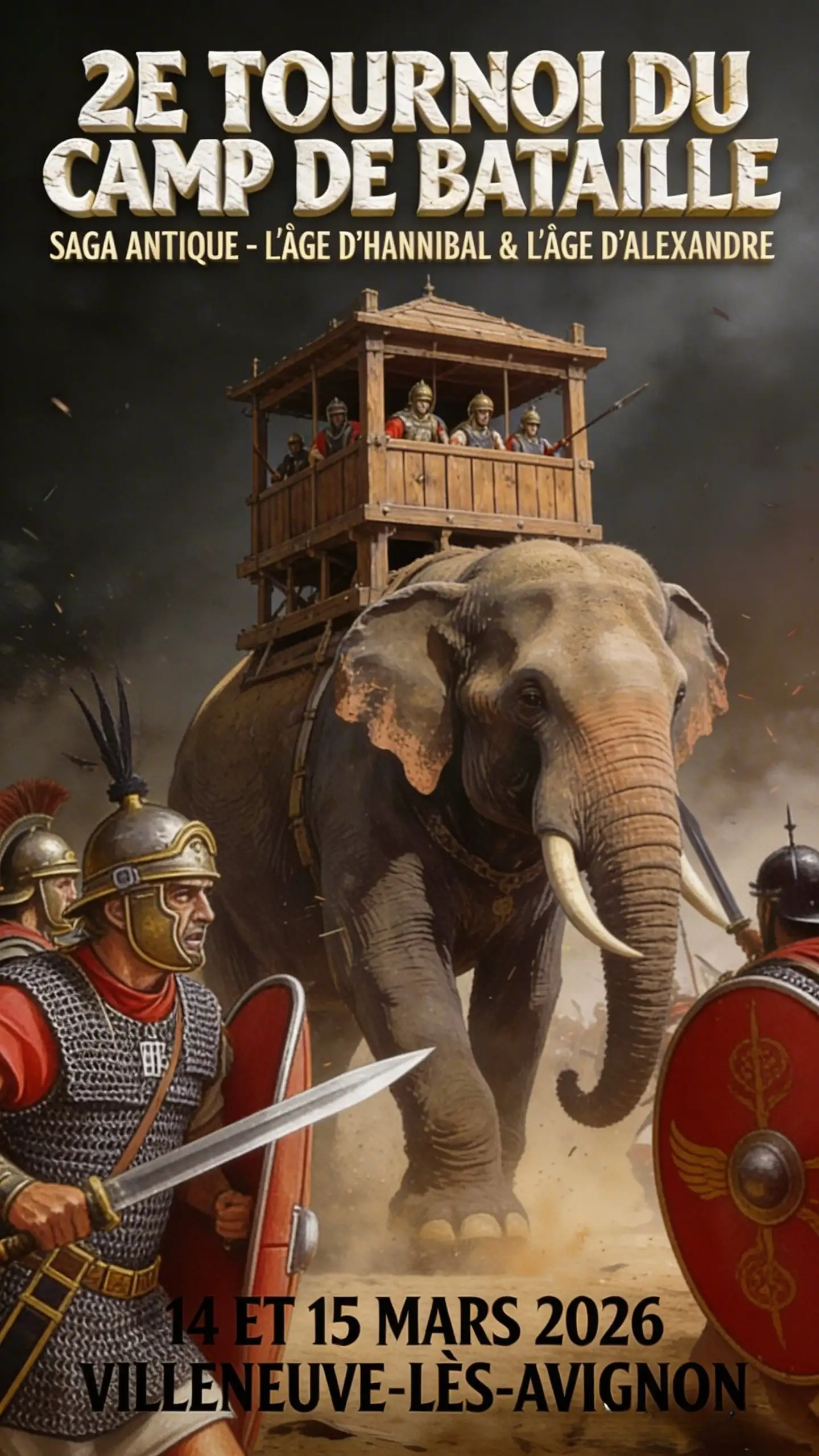 Tournoi Saga Ages Antiques à Villeneuve les Avignons