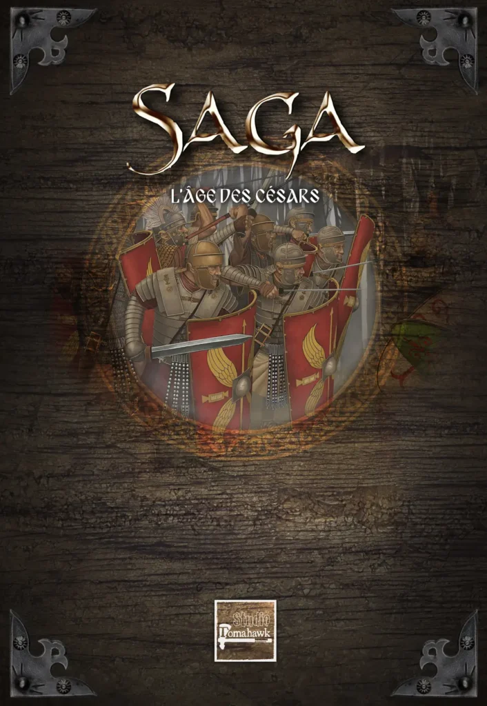 Couverture du supplément L'Age des Césars pour Saga, du Studio Tomahawk