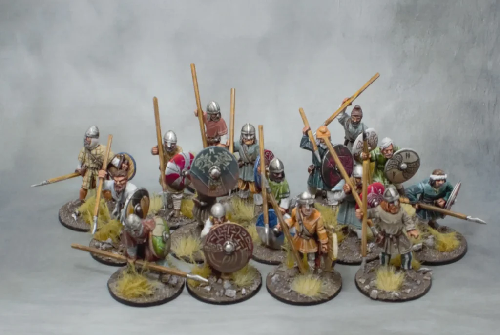Levées vikings avec javelot pour Saga l'Age des Vikings